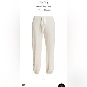 Eberjey Heather Crop Pants